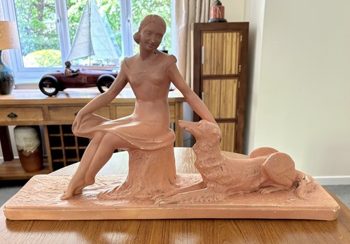 Large art deco sculpture - large,