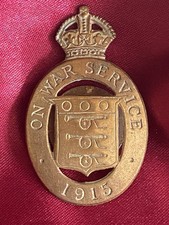 Genuine WW1 On War Service
