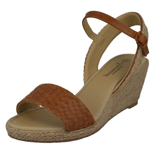 Ladies savannah rope wedge - savannah,