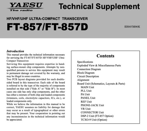 Cdrom yaesu 857d operating - yaesu,