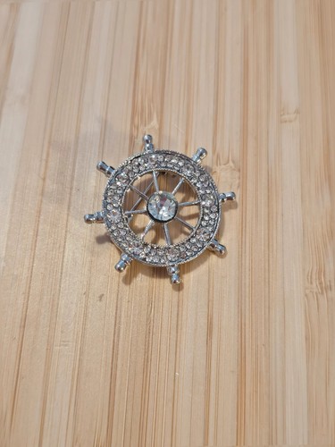 Vintage silver tone ships - vintage,