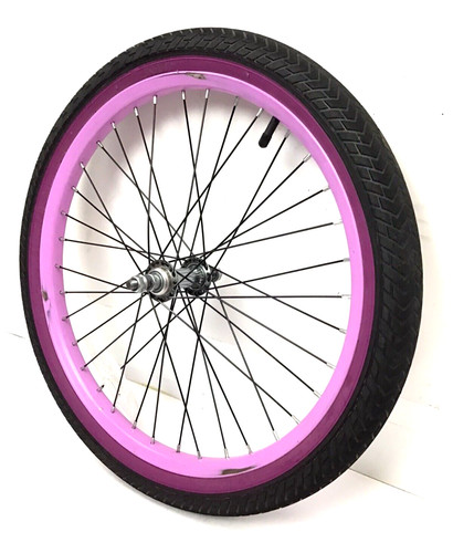 Bicycle front purple wheel - purple,