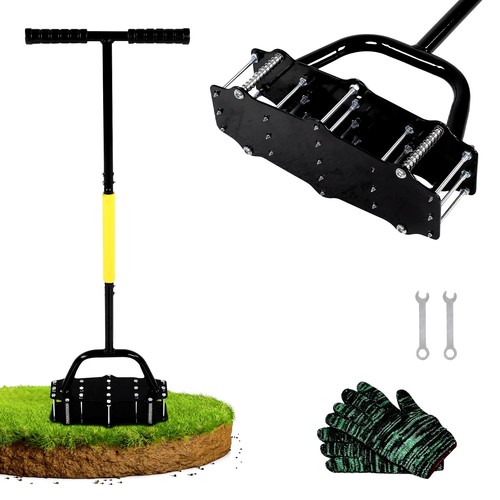 Grass lawn aerator - grass,