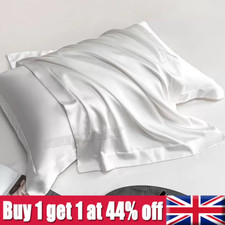 2pcs Mulberry Pure Silk Pillowcase Anti-wrinkle Bed Soft Pillow Cases Covers NEW
