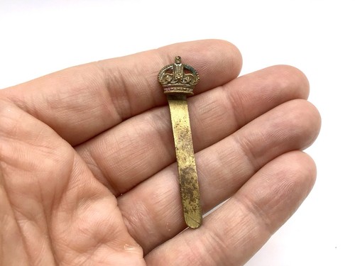 Wwii british army brass cap - army,