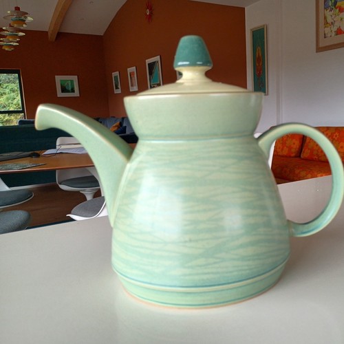 Denby calm pint teapot - teapot,