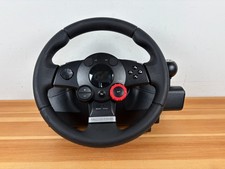 Logitech Driving Force GT Steering Wheel E-X5C19 PC PS2 PS3 Racing F1 NO PEDALS