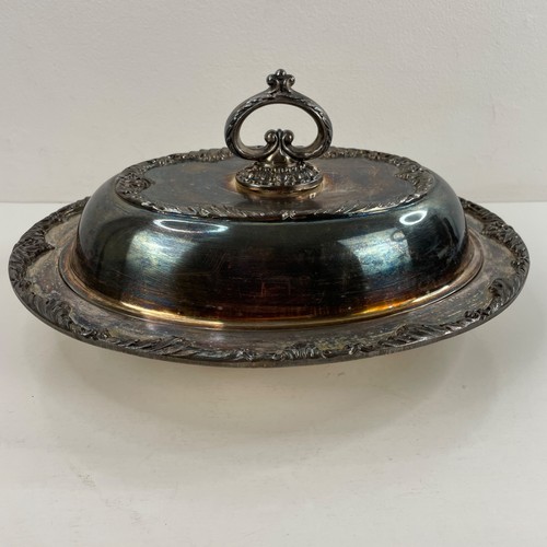 Vintage silverplate oval - silverplate,