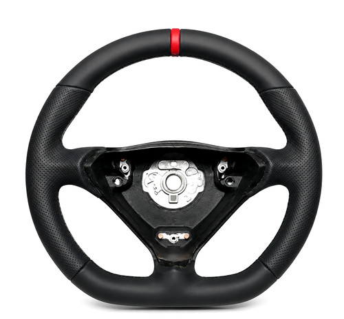 New leather steering - leather, for