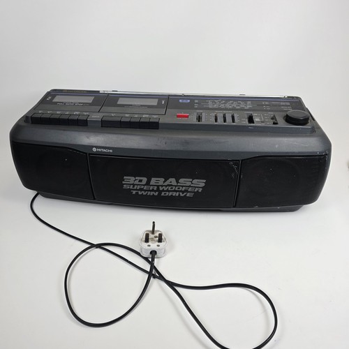 Hitachi trk 3d40e boombox - hitachi,