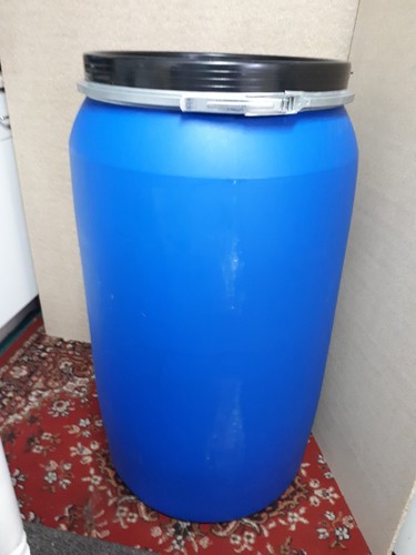 250 litres blue - , barrel