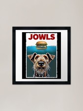 Funny Airedale Terrier and