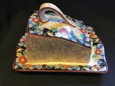 Vintage Royal Winton Grimwades Rosalind Butter Dish With Lid