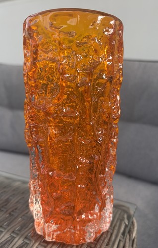 Vintage whitefriars vase - vase, glass