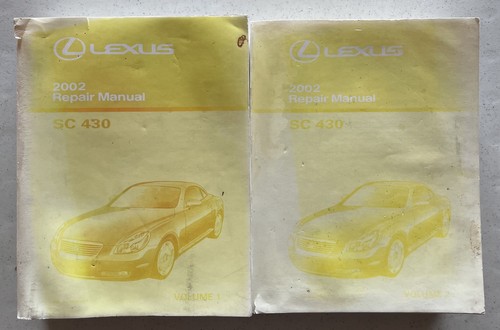2002 lexus 430 service - sc,