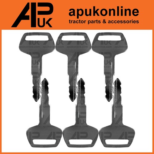 Ignition keys for komatsu - 6x,