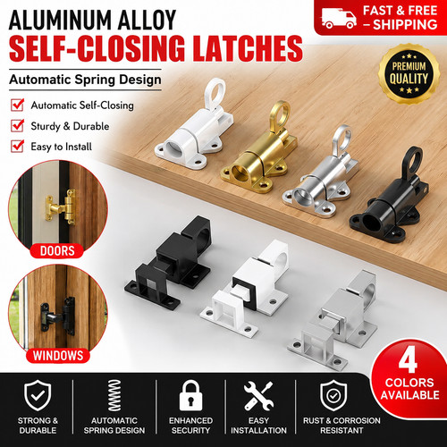 Automatic door latch sprung - latch,