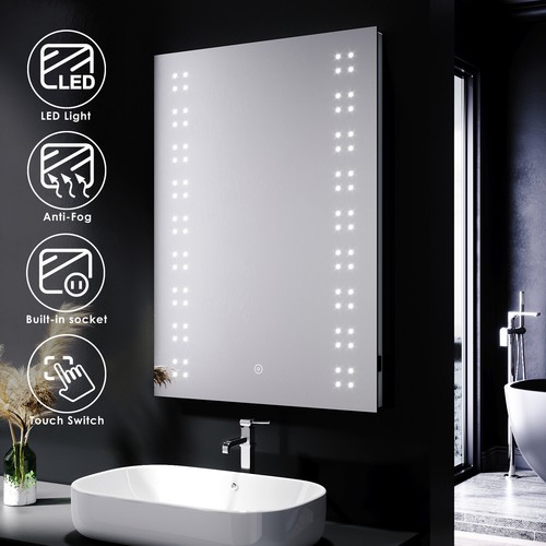 Bathroom mirror with shaver - mirror,