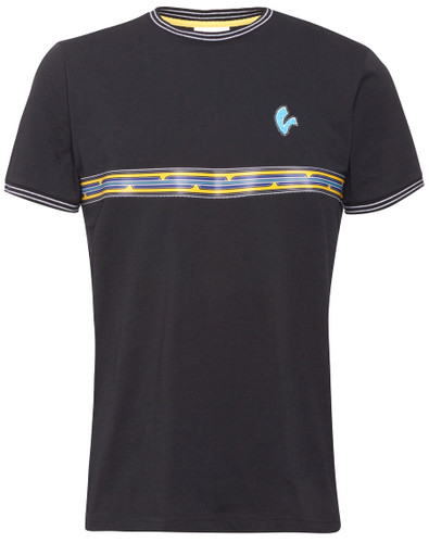 Vespa men stripes black - vespa, v-stripes