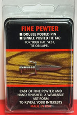 BUCK 184 BUCKMASTER REPLICA TACTICAL KNIFE VINTAGE LAPEL PIN MADE OF FINE PEWTER