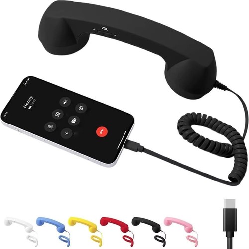 Retro telephone handset phone - retro,