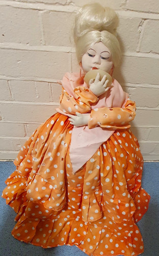Vintage russian tea - tea, doll