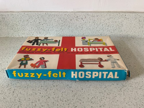 Fuzzy felt hospital 1962 - fuzzy-felt,