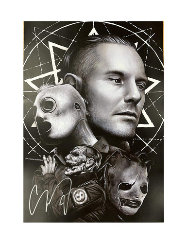 Slipknot print signed - slipknot, by