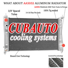 2 Row 40mm Alu Radiator For VAUXHALL OPEL CORSA D 1.6 TURBO VXR