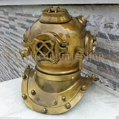 Antique brass deep sea navy - antique,