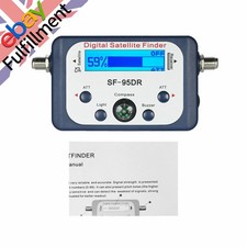 LCD Digital Satellite Finder Meter Signal Strength Dish Sat Directv Compass I