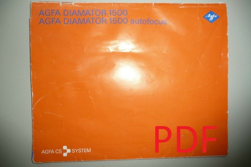 Instructions slide projector
