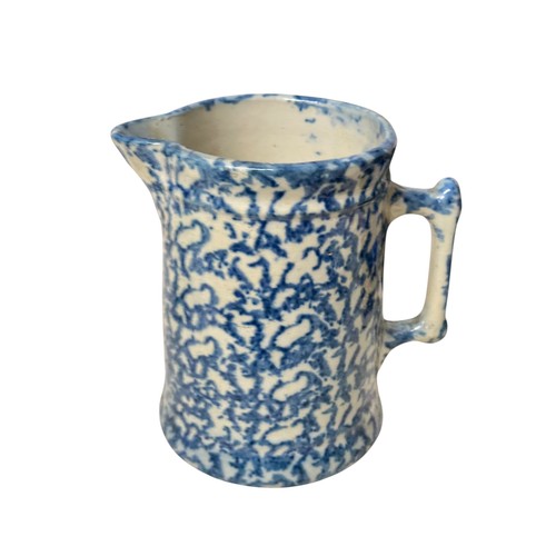 Antique blue spongeware - antique,