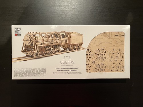 Ugears steam locomotive with - ugears,