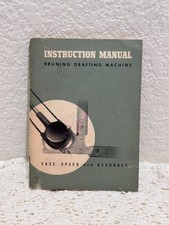 Vintage 1954 Bruning Drafting