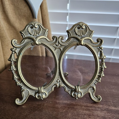 Vintage brass rococo - brass,