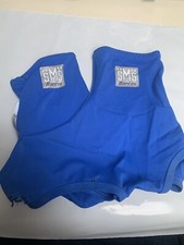 SMS Santini Cycling Shoe Covers 2 SET BLUE Time Trial Shoes Cover Foot Warmers