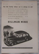 1947 Hillman Minx Original