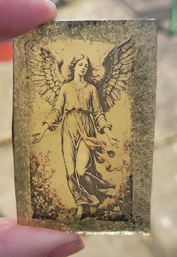 Angel kiln fired piece for