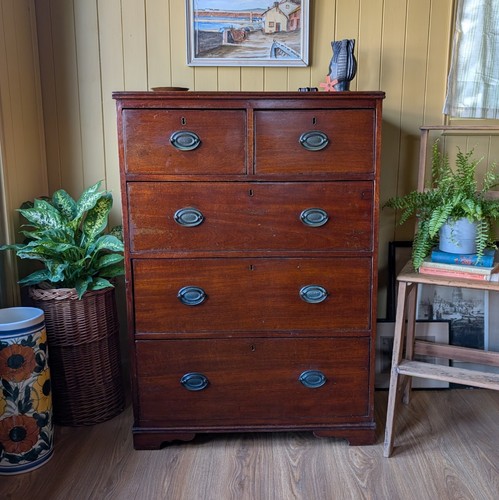 Narrow antique chest - chest, of