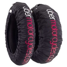 Uber Motorcycle Bike Tyre Warmers 120 Front 140/150/160 Rear - 17 Inch Diameter