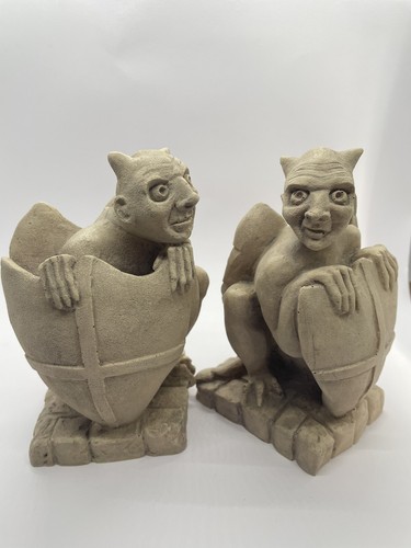 Pair gargoyle demon devil - pair,