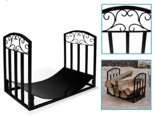 Sunnydaze firewood log rack - sunnydaze,