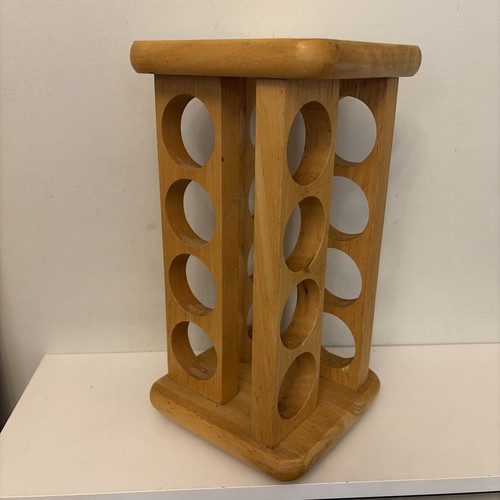 Wooden rotating spice jar - rotating,