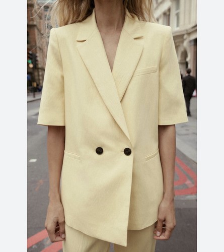 Zara butter yellow textured - butter,