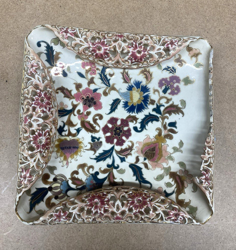 Aynsley ceramic floral square - ceramic,