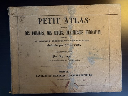 C1847 petit atlas - atlas, soulice