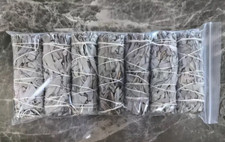7pcs Set White Sage Smudge Sticks Cleanse Purifie Applicator Supplement Gift 