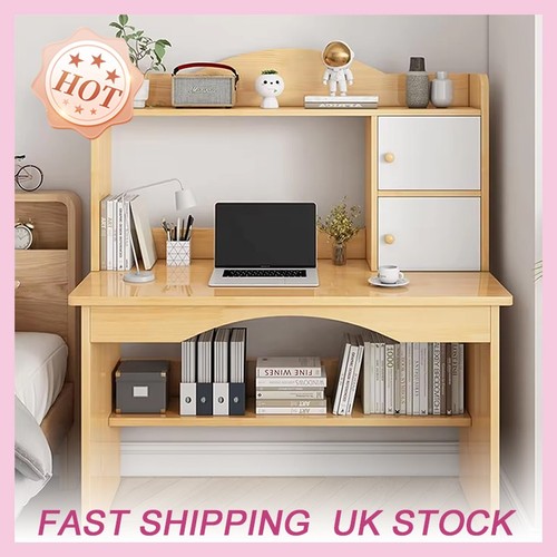 Wooden office desk with - wooden,