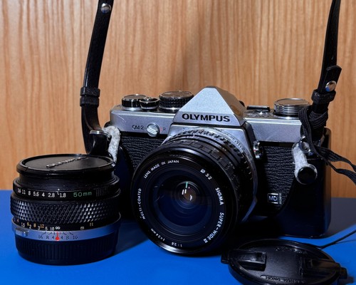 Olympus camera with 50mm - olympus, om-2n